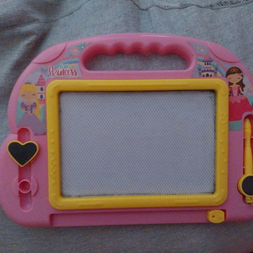 Children's Write-Erase Board with Princess Theme used