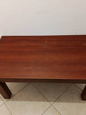Coffee table used, solid cherry wood 50x90