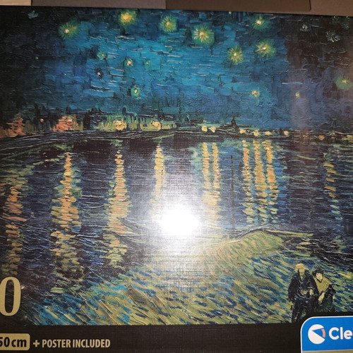 Van Gogh Starry Night Over The Rhone Puzzle 1000 pieces new