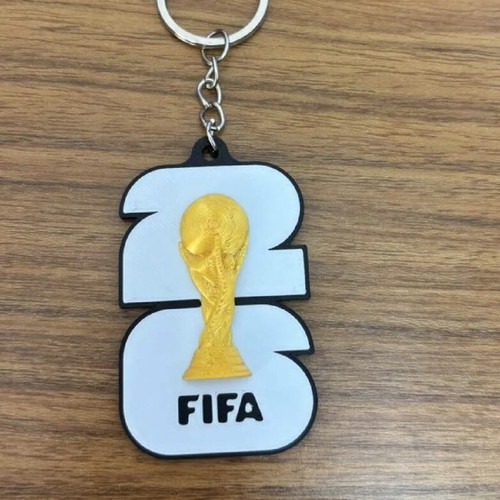 3D FIFA World Cup 2026 Keychain set of 3 new, various colors
