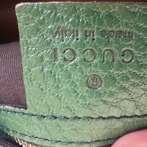 Gucci shoulder bag green like new