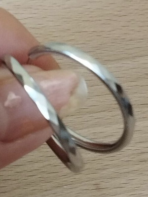 Elegance silver hoop earrings 30 mm