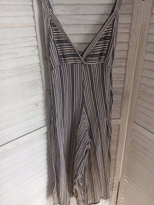 Ioanna Kourbela Medium Cotton Jumpsuit like new, black and white