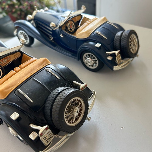 Mercedes antique model cars Burago 1/18 used, very old, rare