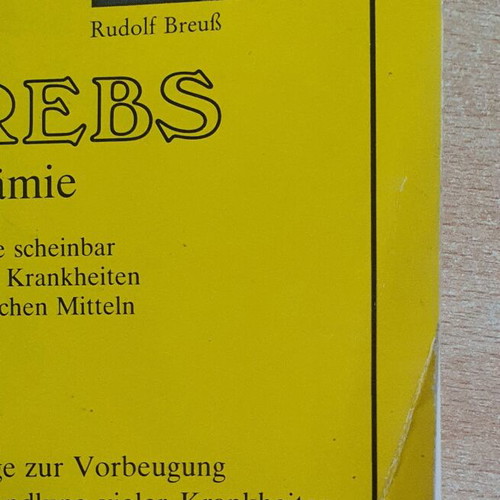Krebs - Leukamie book used, Greek language