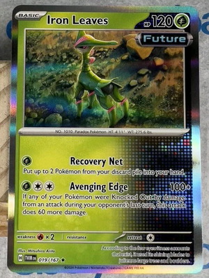 Pokemon TCG SV06 Twilight Masquerade Holo Iron Leaves new
