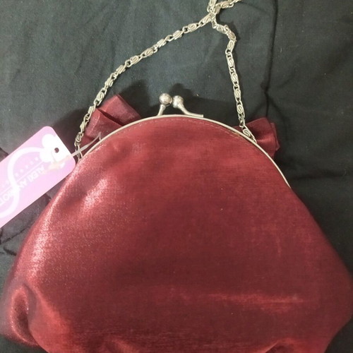 Alexi Andriotti women's handheld bag burgundy new