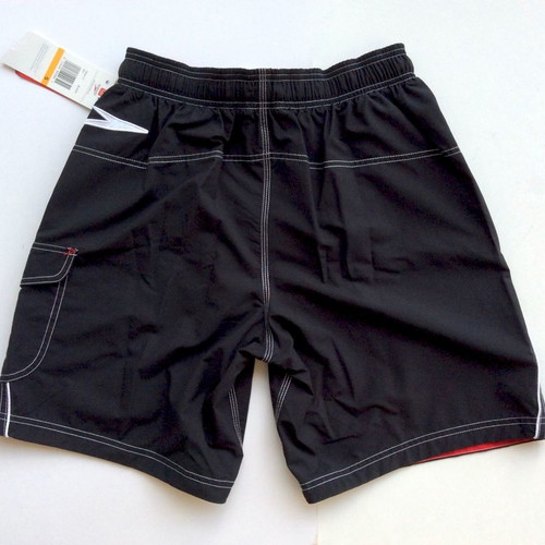 Speedo men's swim shorts Small new, black with red details