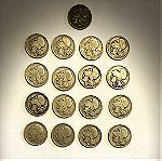  27 Κέρματα 50 Λεπτά 1926/1926 Β