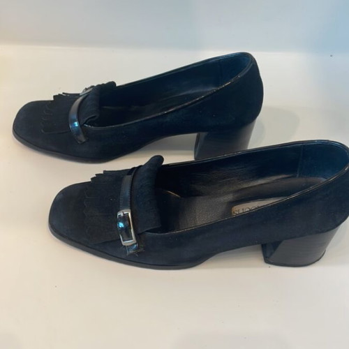 Moschoutis women's suede shoes used, size 39, black