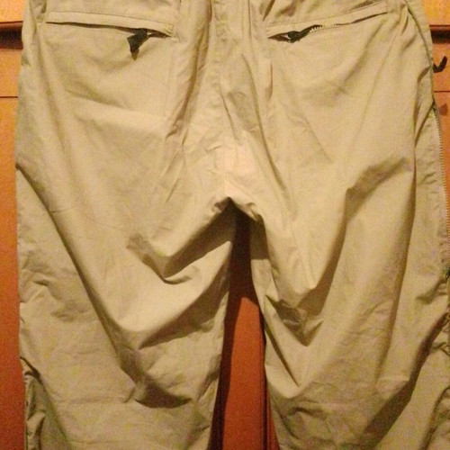 Men's Pants XL like new, beige, Italian with zipper pockets