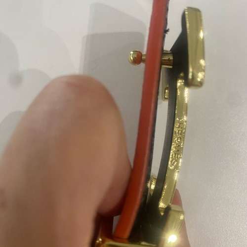Double-sided belt orange-black like new
