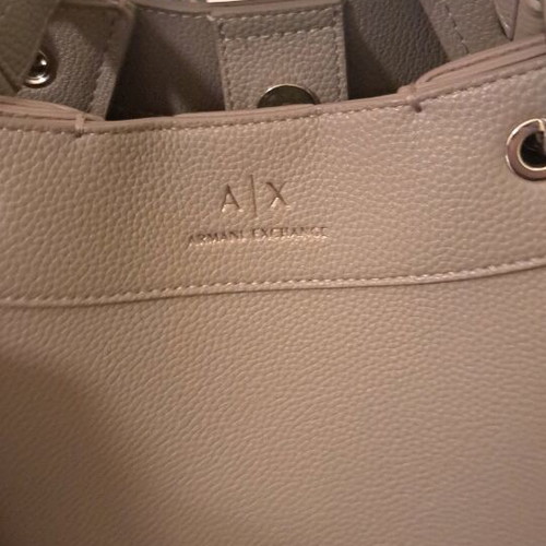 Armani Exchange large handbag in taupe color new