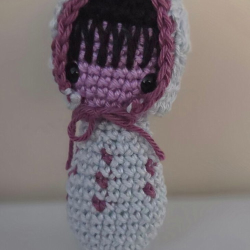 Small Babushka new hand-crocheted decorative item