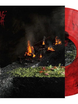 Bleeding Through Nine 2025 red with black smoke vinyl LP brand new