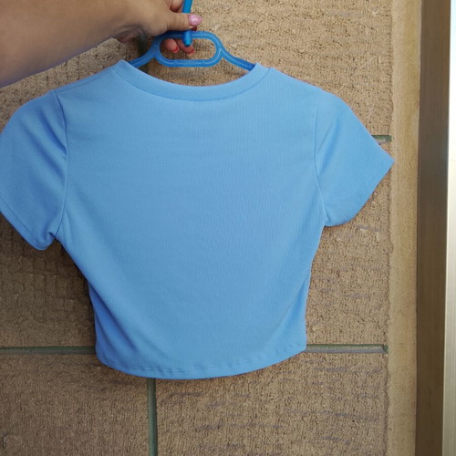 Crop top size S, blue turquoise