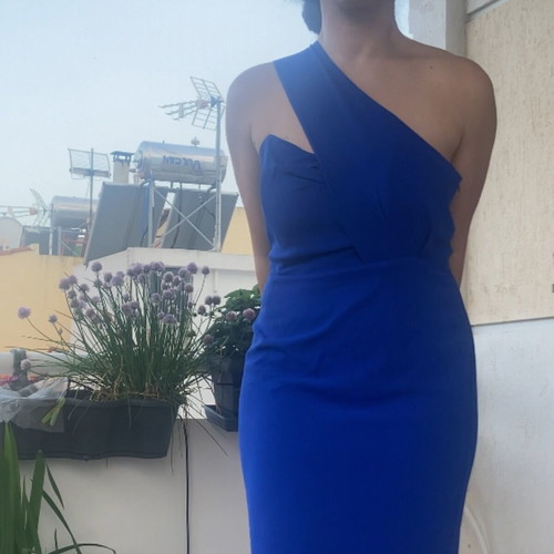 Blue dress Lui e Lei new, size XL