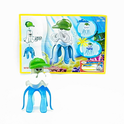 Vintage Kinder Surprise Jellyfish Toy Set like new