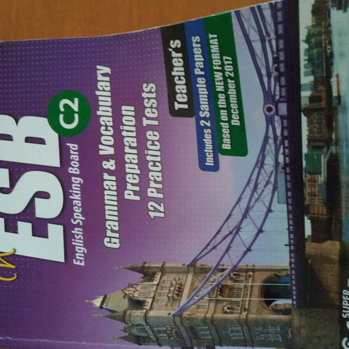English Book Preparation for ESB C2 Teacher's like new