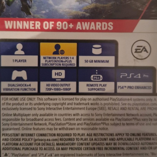 Anthem PS4 new, sealed