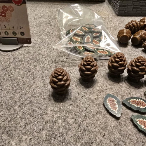 Cascadia 3d printed nature tokens and card stands new