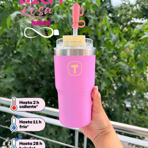 Tupperware Big T thermos 1.1 L + 630 ml set with 2 lids
