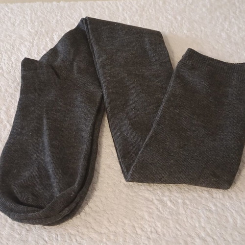 Women's grey over-the-knee socks, one size, new