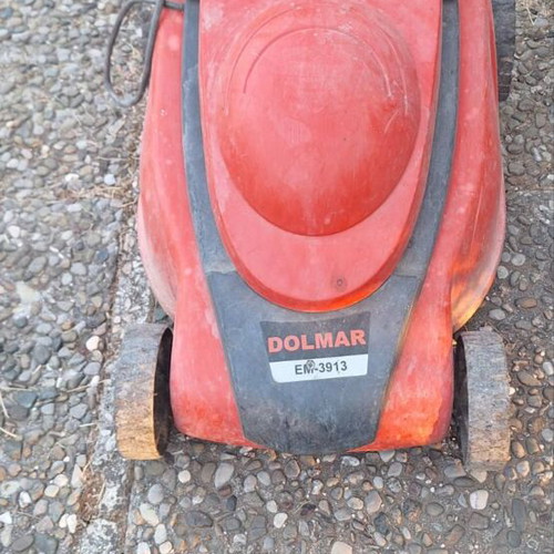 Electric lawn mower Dolmar EM 3913 used, good condition