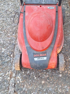 Electric lawn mower Dolmar EM 3913 used, good condition