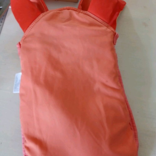 Adidas vintage 2001 backpack like new, coral orange