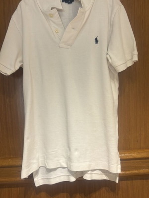 Polo Ralph Lauren no 7 white used for ages 5-6
