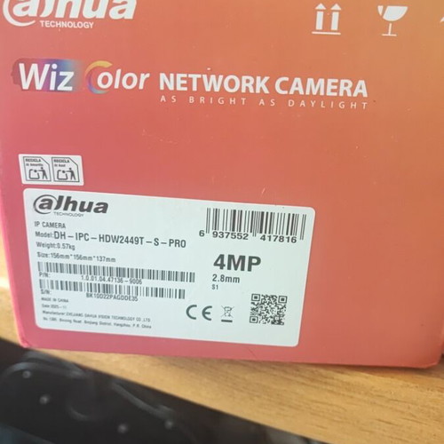 Dahua Network Camera DH-IPC-HDW2449T-S-PRO new in box