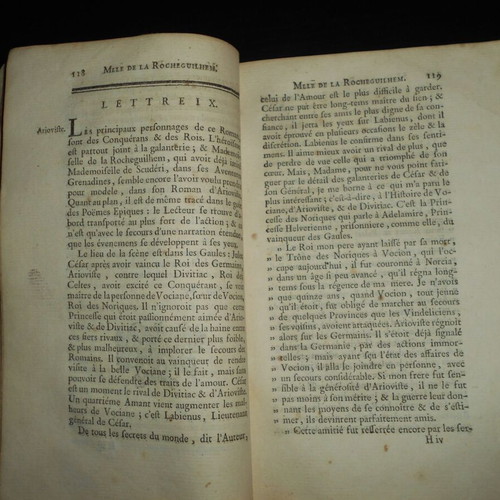 1769 Biographies of Famous Women Used, French 18th Century Book