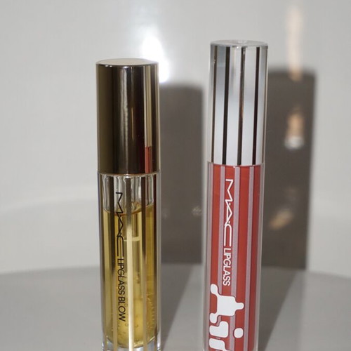 MAC Lipglass Gloss and Plumping Oil set new, shades 226 Casual, Ginger Zinger
