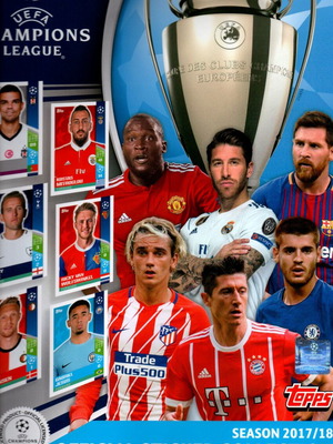 Topps UEFA Champions League 2017/18 collectible album new