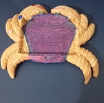 Decorative crab with various colors