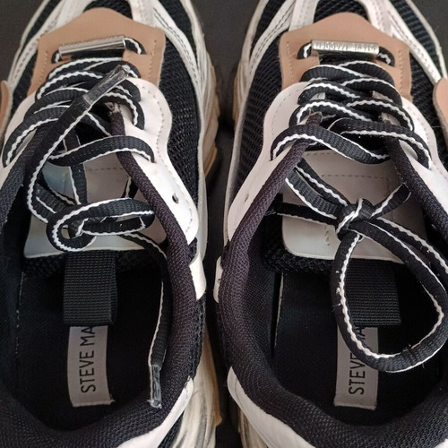 Παπούτσια γυναικεία Steve Madden μεταχειρισμένα No 38 μαύρο-μπεζ