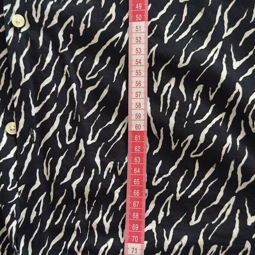 Zara men's short sleeve shirt XL like new, black print