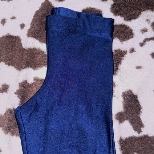 Electric blue fitted leggings like new, size S