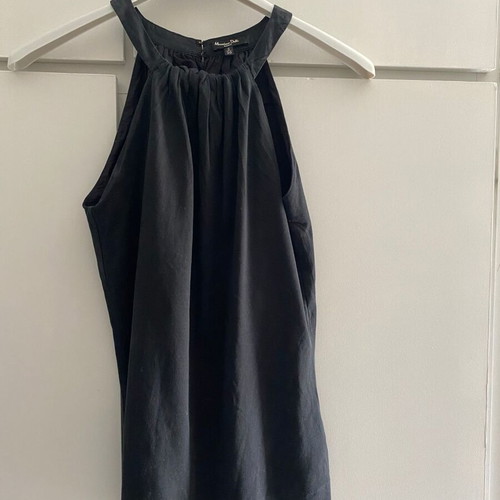 Massimo Dutti sleeveless top like new, size S, black
