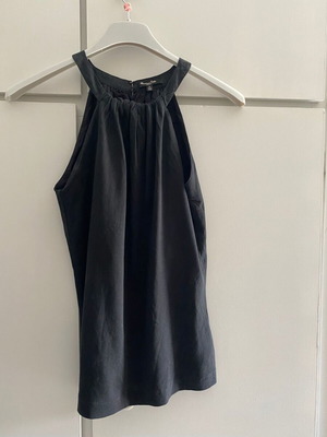 Massimo Dutti sleeveless top like new, size S, black
