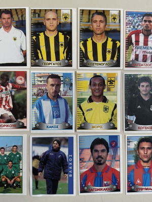 Panini Pegasos Football 2003 stickers new, pack of 19
