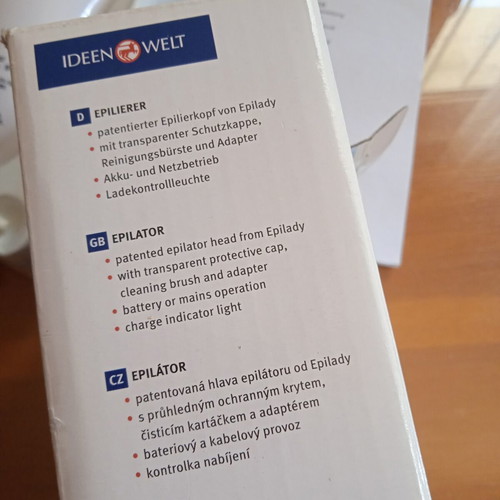 Epilator new, unused in original packaging
