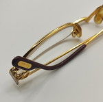 Cartier Vintage Demi Lune Gold Lacquer 22kt Glasses Used