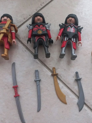 Playmobil Samurai & Warriors σπάνια, σαν καινούργια, σετ 3 φιγούρες