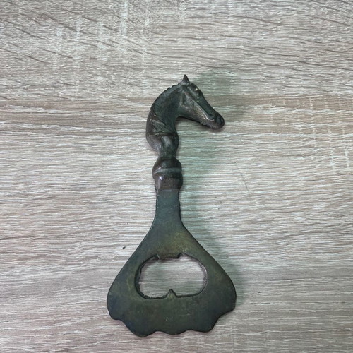 Horse bottle opener used