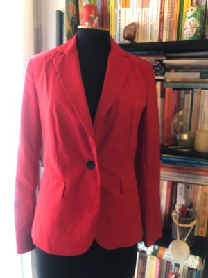 ZARA Tailored Fit Red Jacket like new