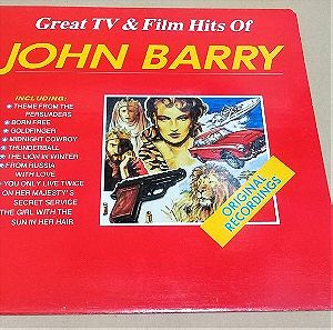 *Βινύλιο* Soundtrack - John Barry Great TV & Film Hits (James Bond,Persuaders, Midnight Cowboy κ.α.)