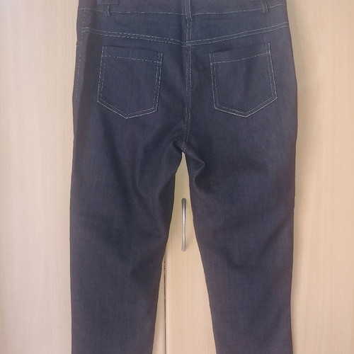Black thin high-waisted Luisa Rosselli pants used S/M