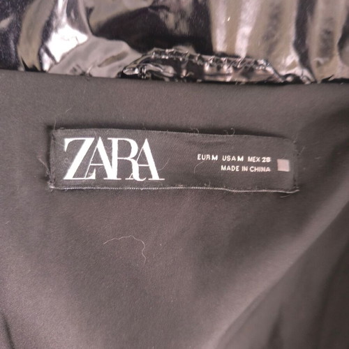Zara vinyl jacket like new, size M